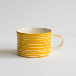 Yellow coffee mug