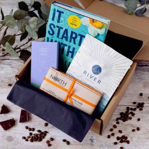 Coffee and Book Gift Box