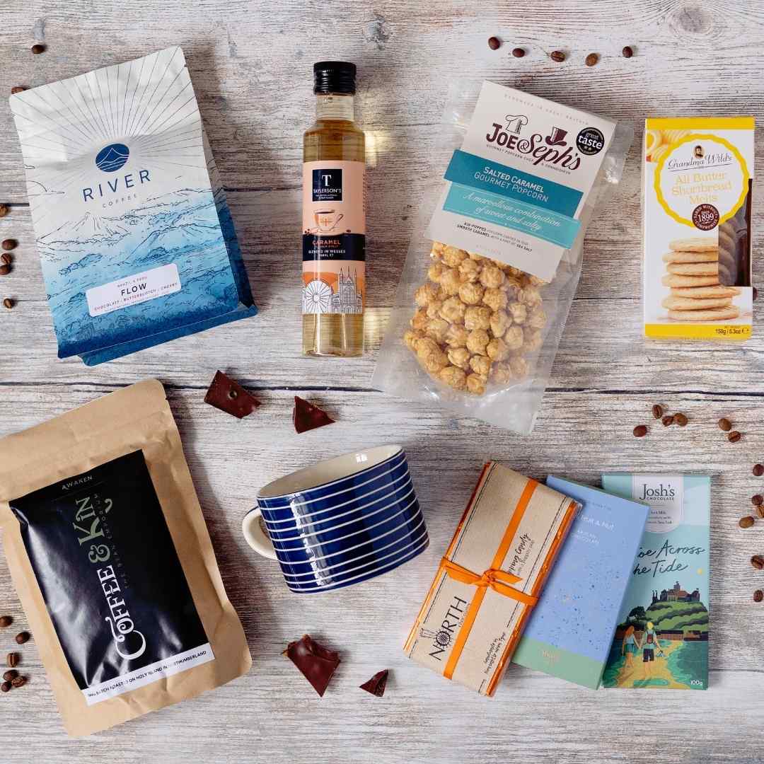 Ultimate Coffee Hamper & Mug Coffee & Kin